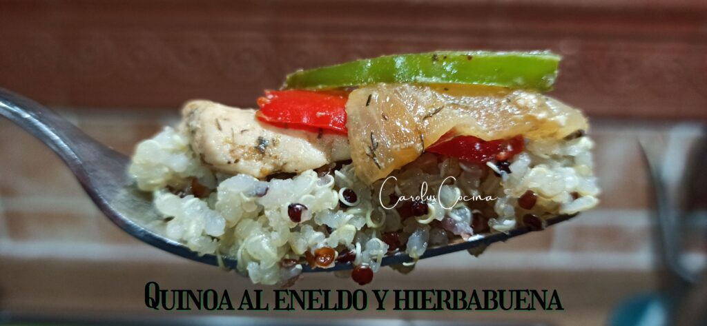 Quinoa-al-eneldo -y-hierba-buena-blog-de-cocina-y-gastronomía